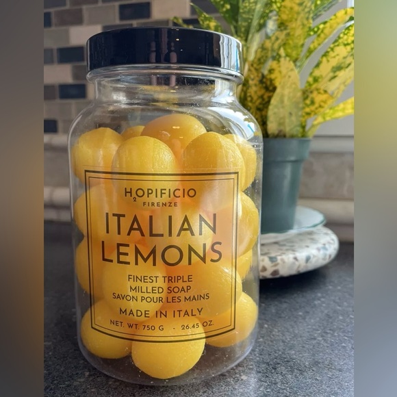Hopificio Firenze ITALIAN LEMONS Finest Triple Milled Soaps Lemon Shaped 26.45oz - Picture 2 of 8